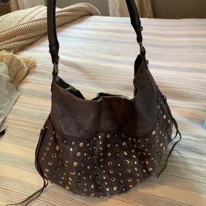 Rebecca minkoff studded shoulder tote